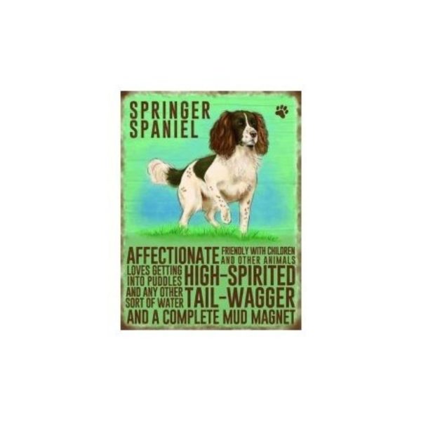 Springer Spaniel Metal Sign